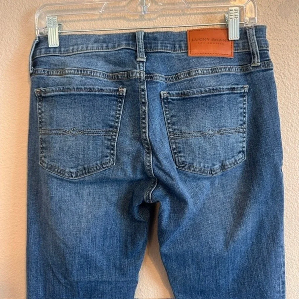 Lucky Brand Women's Sweet Boot Ankle Denim Blue Stretch Jeans 6/28‎